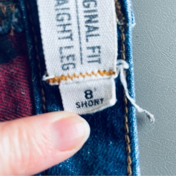 Carhartt Flannel-Lined Straight Leg Jeans – Blue Denim, Size 8 Short - Picture 9 of 14